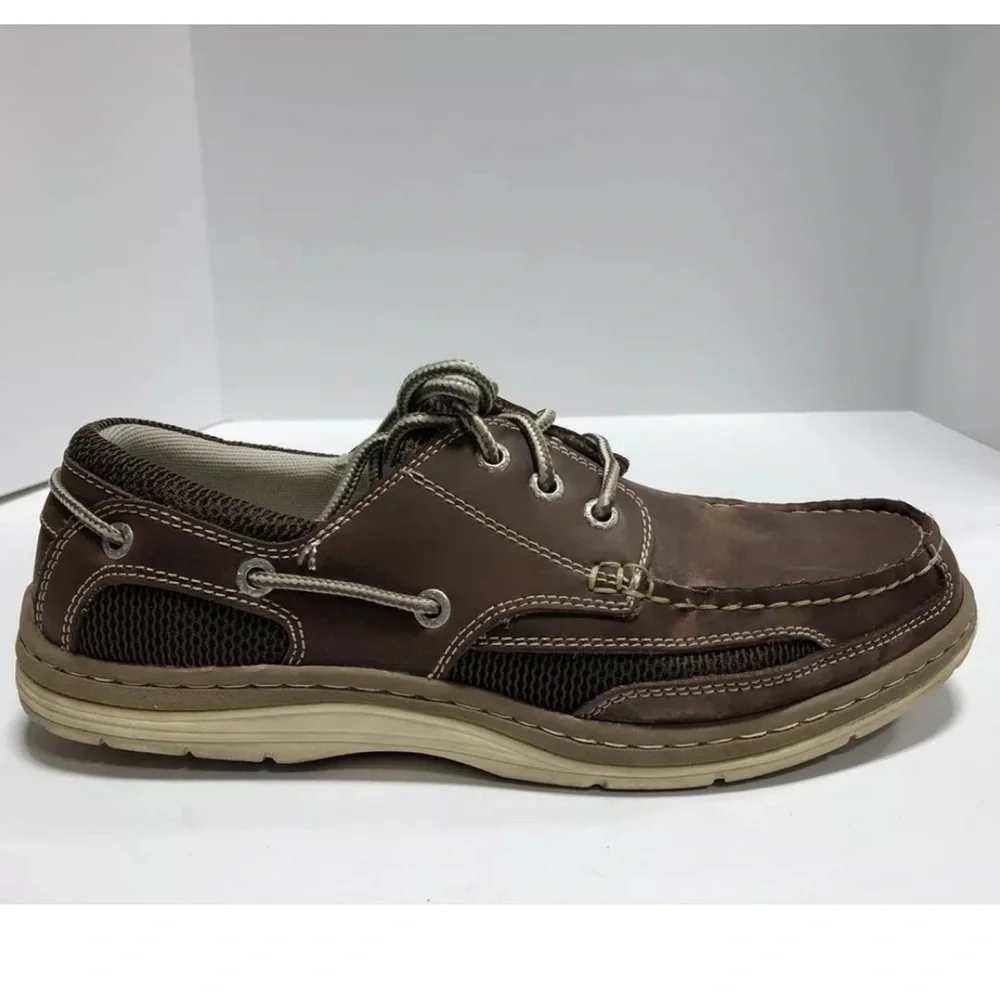 Dockers Men’s Lakeport, Brown Boat Shoes, Size 8 D.